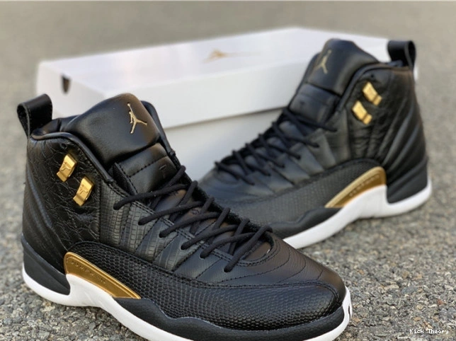 Kicked Out Shoe Store Gold-White Metallic Air AO6068-007 'Reptile' Black Retro 12 Jordan 0723